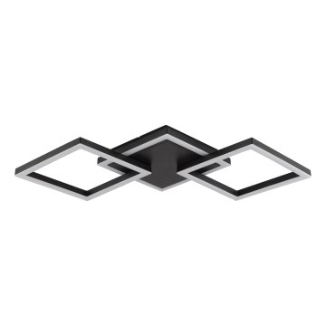 Brilliant - Plafonnier LED JORVIC LED/21W/230V 28x61,5 cm noir