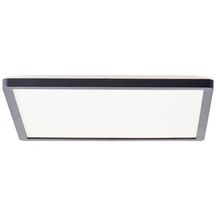Brilliant - Plafonnier LED MILTON LED/18W/230V 29,3x29,3 cm noir