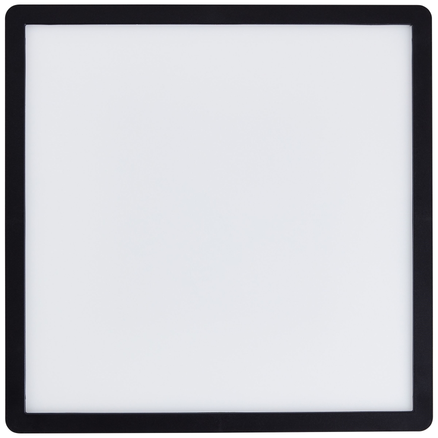 Brilliant - Plafonnier LED MILTON LED/18W/230V 29,3x29,3 cm noir