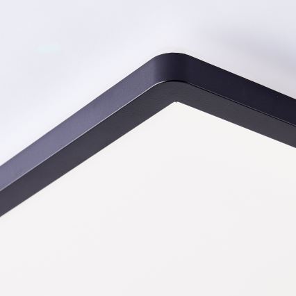 Brilliant - Plafonnier LED MILTON LED/18W/230V 29,3x29,3 cm noir