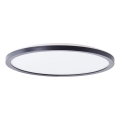 Brilliant - Plafonnier LED MILTON LED/18W/230V Ø 29,3 cm noir