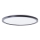 Brilliant - Plafonnier LED MILTON LED/18W/230V Ø 29,3 cm noir