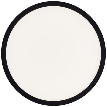 Brilliant - Plafonnier LED MILTON LED/18W/230V Ø 29,3 cm noir