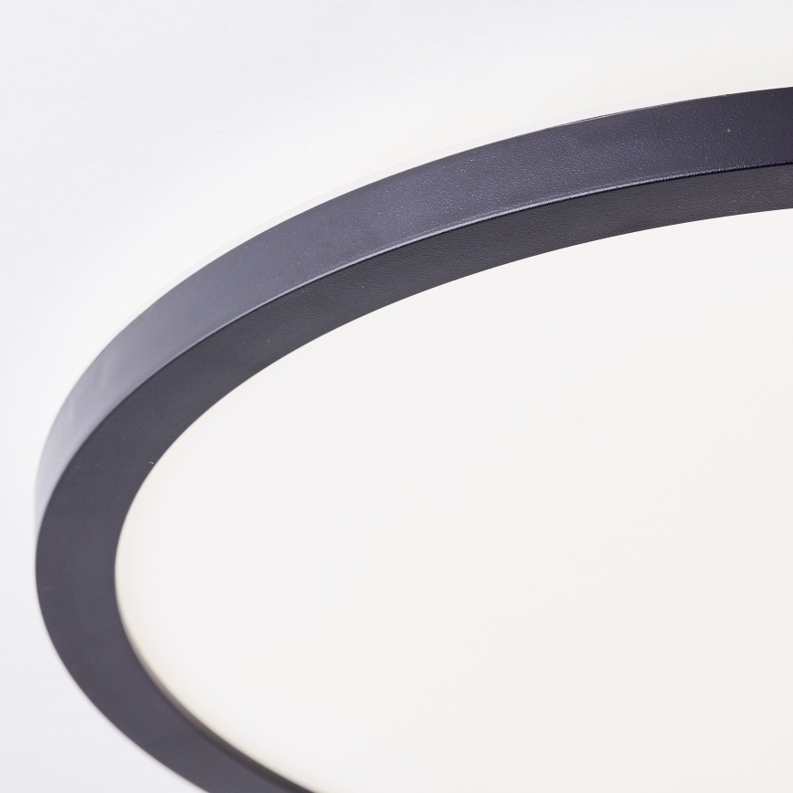 Brilliant - Plafonnier LED MILTON LED/18W/230V Ø 29,3 cm noir