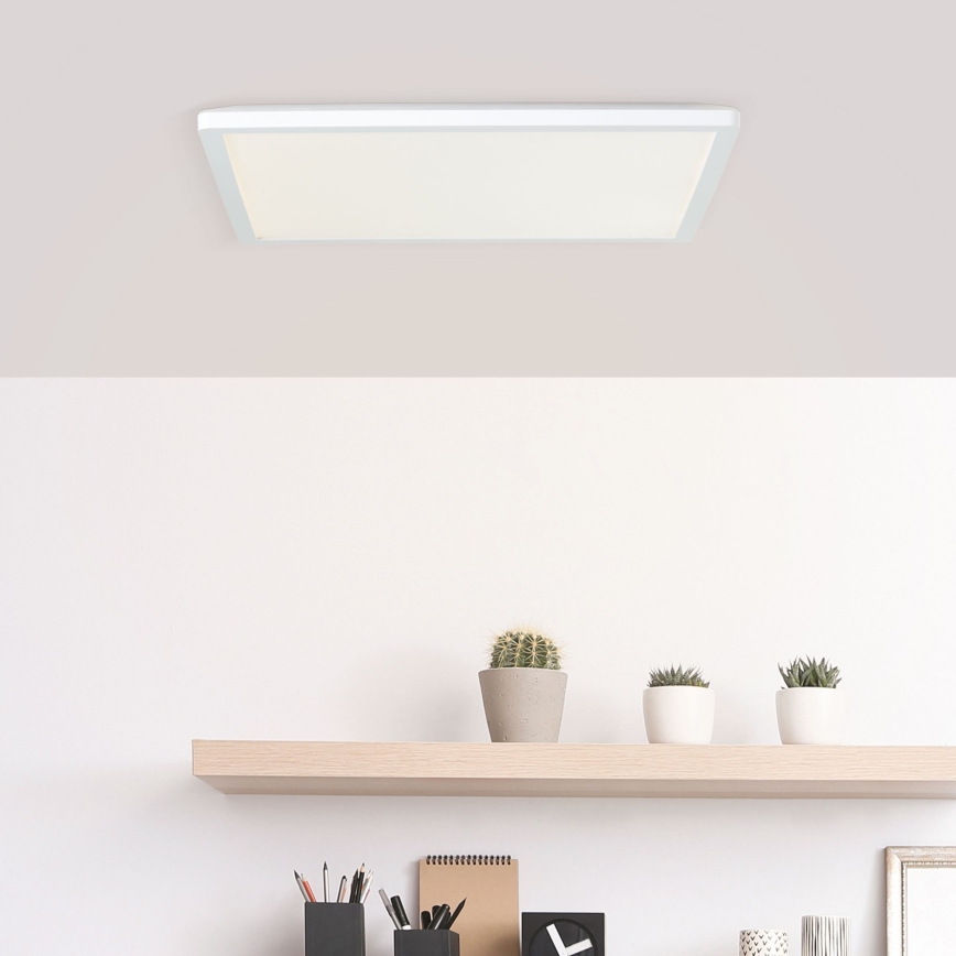 Brilliant - Plafonnier LED MILTON LED/24W/230V 42x42 cm blanc