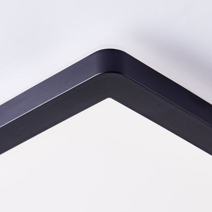 Brilliant - Plafonnier LED MILTON LED/24W/230V 42x42 cm noir