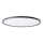 Brilliant - Plafonnier LED MILTON LED/24W/230V Ø 42 cm noir