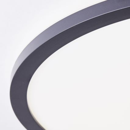 Brilliant - Plafonnier LED MILTON LED/24W/230V Ø 42 cm noir