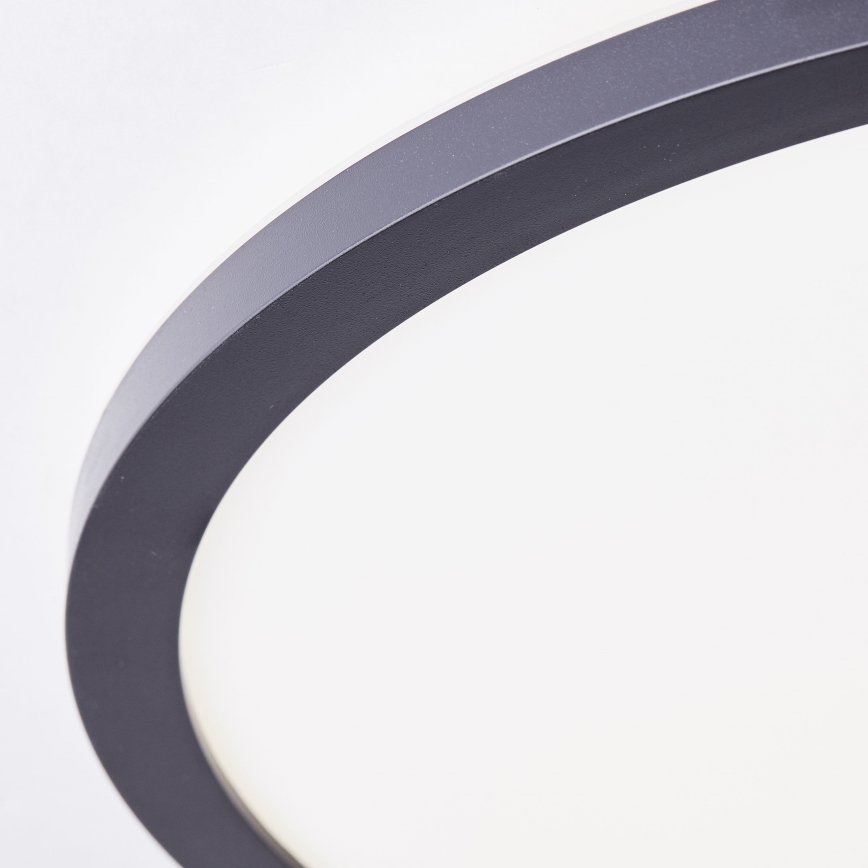 Brilliant - Plafonnier LED MILTON LED/24W/230V Ø 42 cm noir