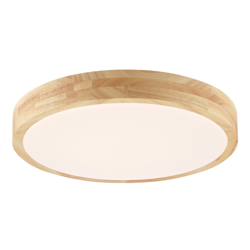 Brilliant - Plafonnier LED pour salle de bains MOREEN LED/18W/230V 2700/4000/6500K Ø 34 cm IP44 en hévéa