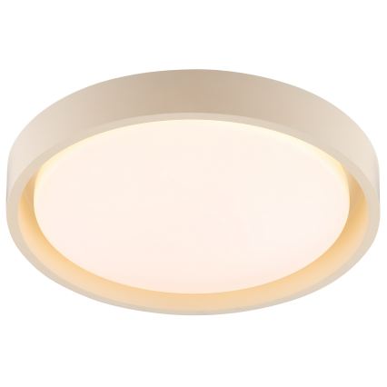 Brilliant - Plafonnier LED SONORA, 12 W, 230 V, 3000 K, Ø 31 cm, beige