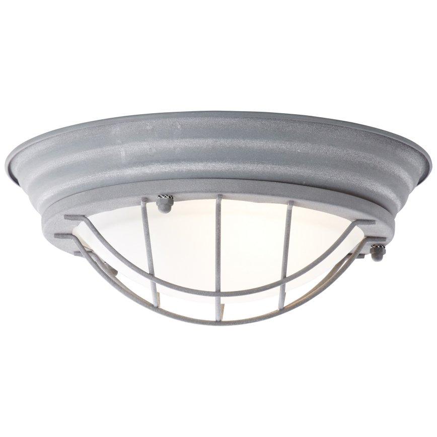 Brilliant - Plafonnier TYPHOON 1xE27/30W/230V Ø 29 cm gris