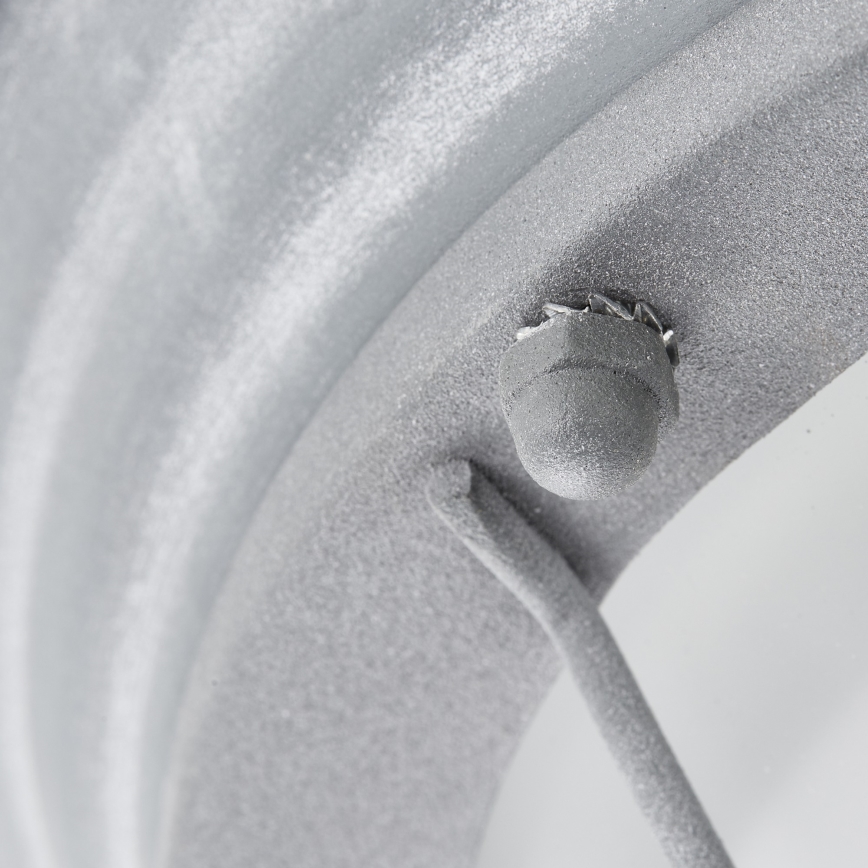 Brilliant - Plafonnier TYPHOON 1xE27/30W/230V Ø 29 cm gris