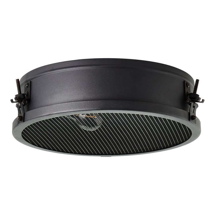 Brilliant - Plafonnier ZOIS 2xE27/28W/230V Ø 34 cm noir