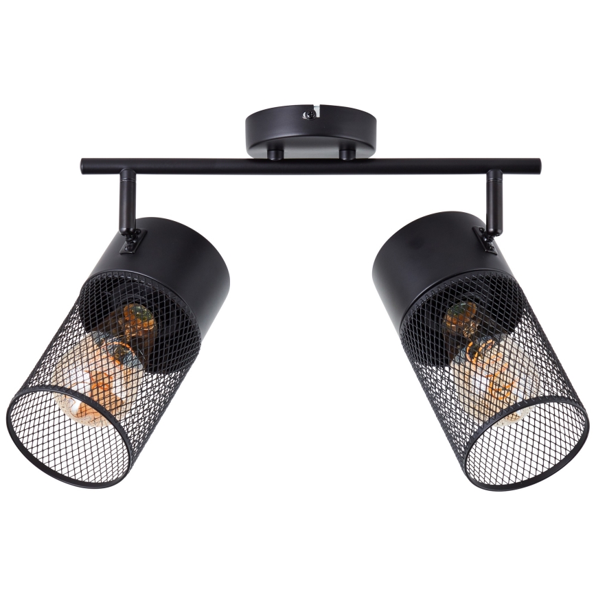 Brilliant - Spot KAMOLO 2 x E27 / 40 W / 230 V noir