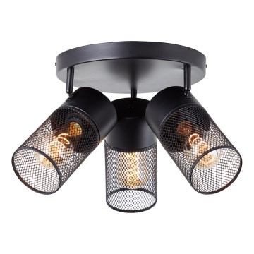 Brilliant - Spot KAMOLO 3xE27/40W/230V noir