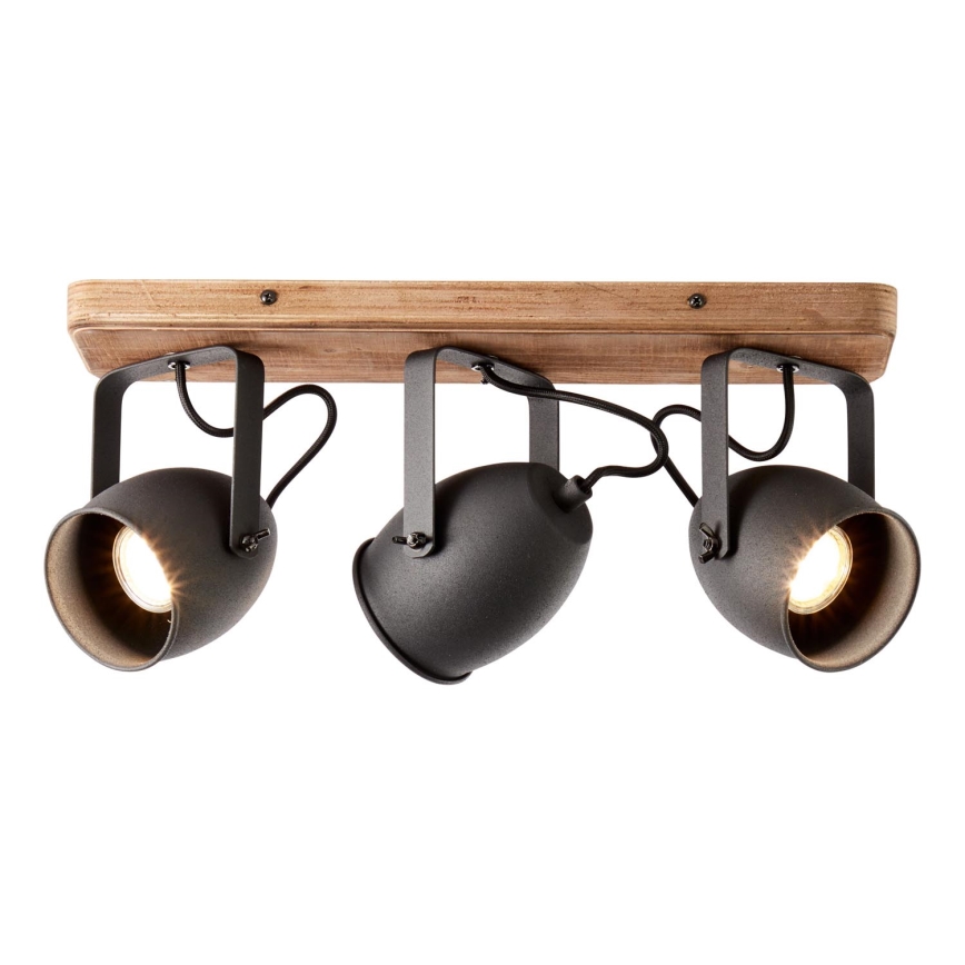 Brilliant - Spot orientable CROWTON 3xGU10/6W/230V en pin