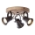 Brilliant - Spot SEED 3xGU10/5W/230V noir/marron