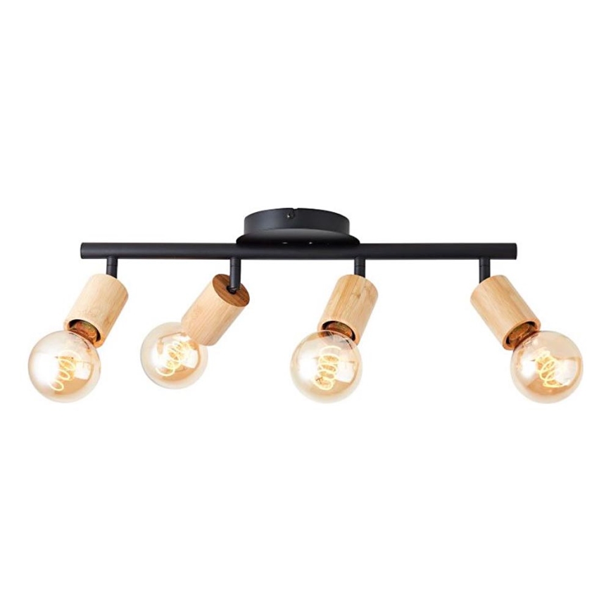 Brilliant - Spot TIFFANY 4xE27/28W/230V bambou