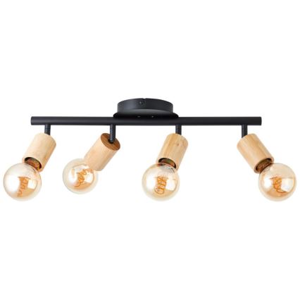 Brilliant - Spot TIFFANY 4xE27/28W/230V bambou