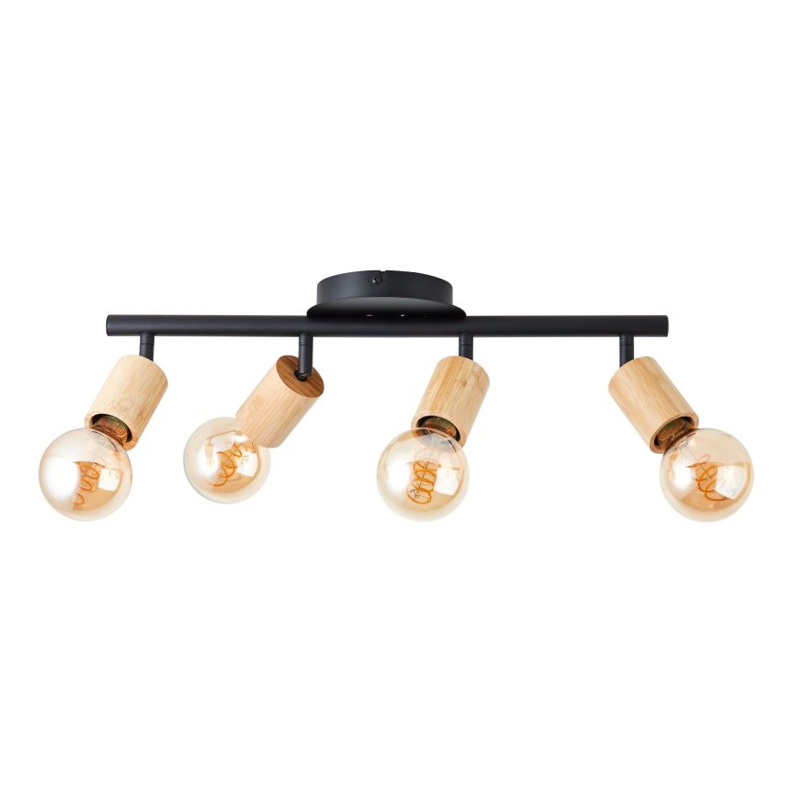 Brilliant - Spot TIFFANY 4xE27/28W/230V bambou