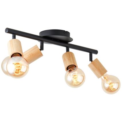 Brilliant - Spot TIFFANY 4xE27/28W/230V bambou