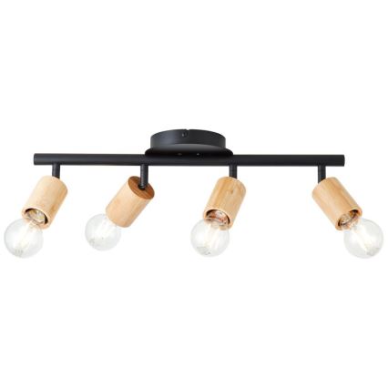 Brilliant - Spot TIFFANY 4xE27/28W/230V bambou