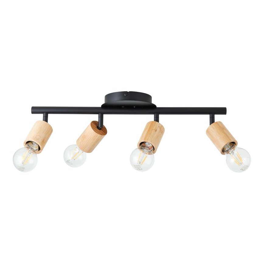 Brilliant - Spot TIFFANY 4xE27/28W/230V bambou