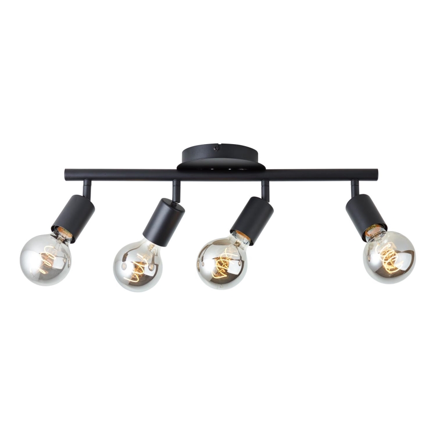 Brilliant - Spot TIFFANY 4xE27/28W/230V noir