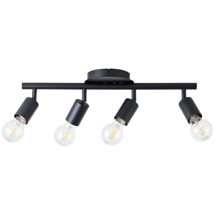 Brilliant - Spotleuchte 4xE27/28W/230V schwarz