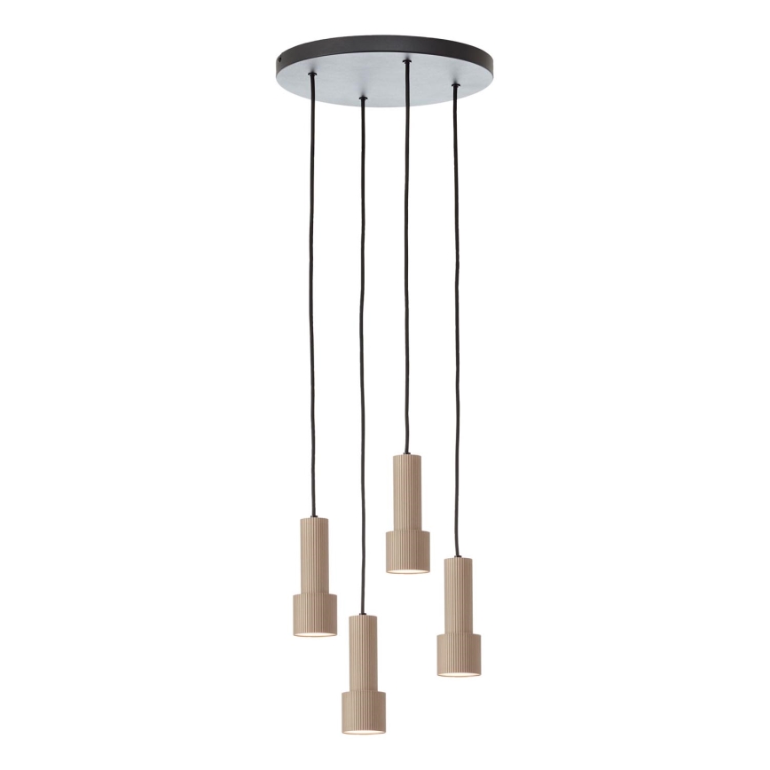 Brilliant - Suspension filaire CADIZ 4xGU10/10W/230V d. 35 cm bronze