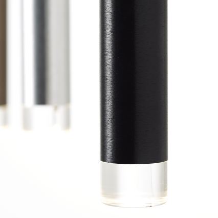 Brilliant - Lustre LED dimmable sur câble CEMBALO LED/60W/230V chrome mat/noir/marron