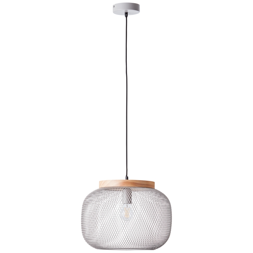 Brilliant - Suspension sur câble GIADA 1xE27/40W/230V Ø 39 cm gris