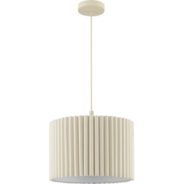 Brilliant - Suspension sur câble VELIN 1xE27/20W/230V Ø 35 cm crème