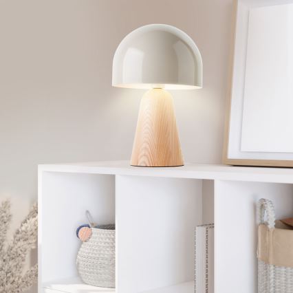 Brilliant - Tischleuchte NALAM 1xE14/40W/230V beige/Esche - FSC-zertifiziert