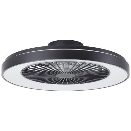 Brilliant - Ventilateur de plafond RGBW à intensité variable MAZZARO LED/24W/230V 3000-6500K d. 58 cm noir + Télécommande