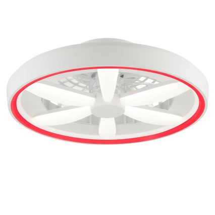 Brilliant - Ventilatore da soffitto dimmerabile LED RGBW con luce GAIANO LED/48W/230V 2700-6500K bianco + telecomando