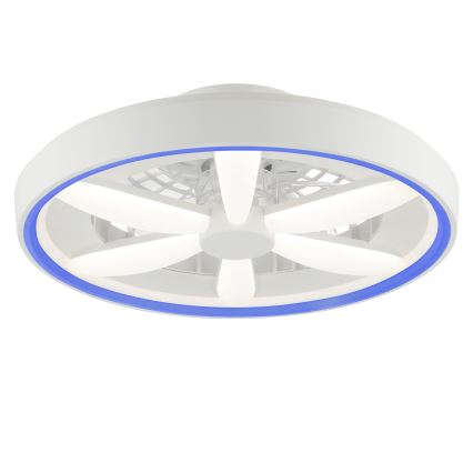 Brilliant - Ventilatore da soffitto dimmerabile LED RGBW con luce GAIANO LED/48W/230V 2700-6500K bianco + telecomando
