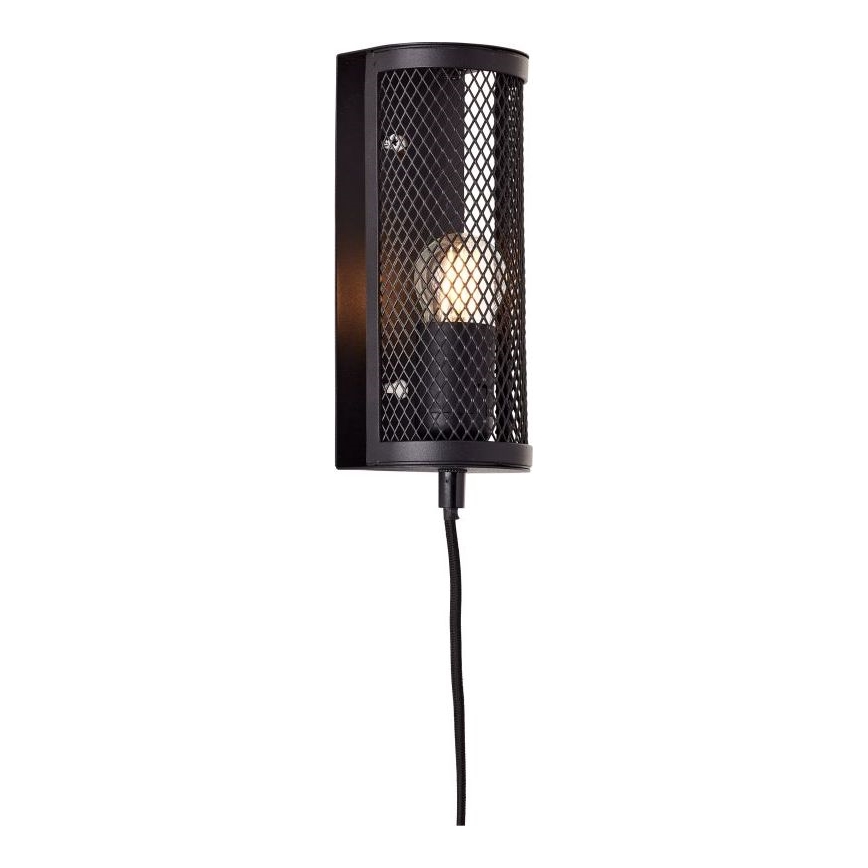Brilliant - Wandleuchte MAZE 1xE27/40W/230V schwarz
