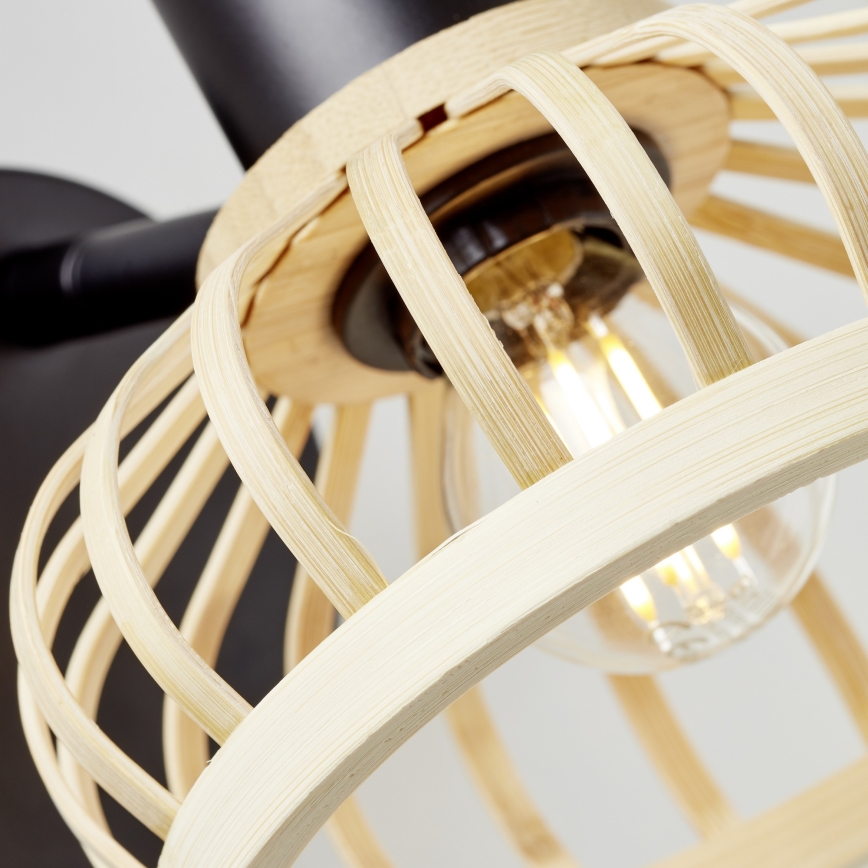 Brilliant - Wandleuchte NORAH 1xE14/28W/230V Bambus