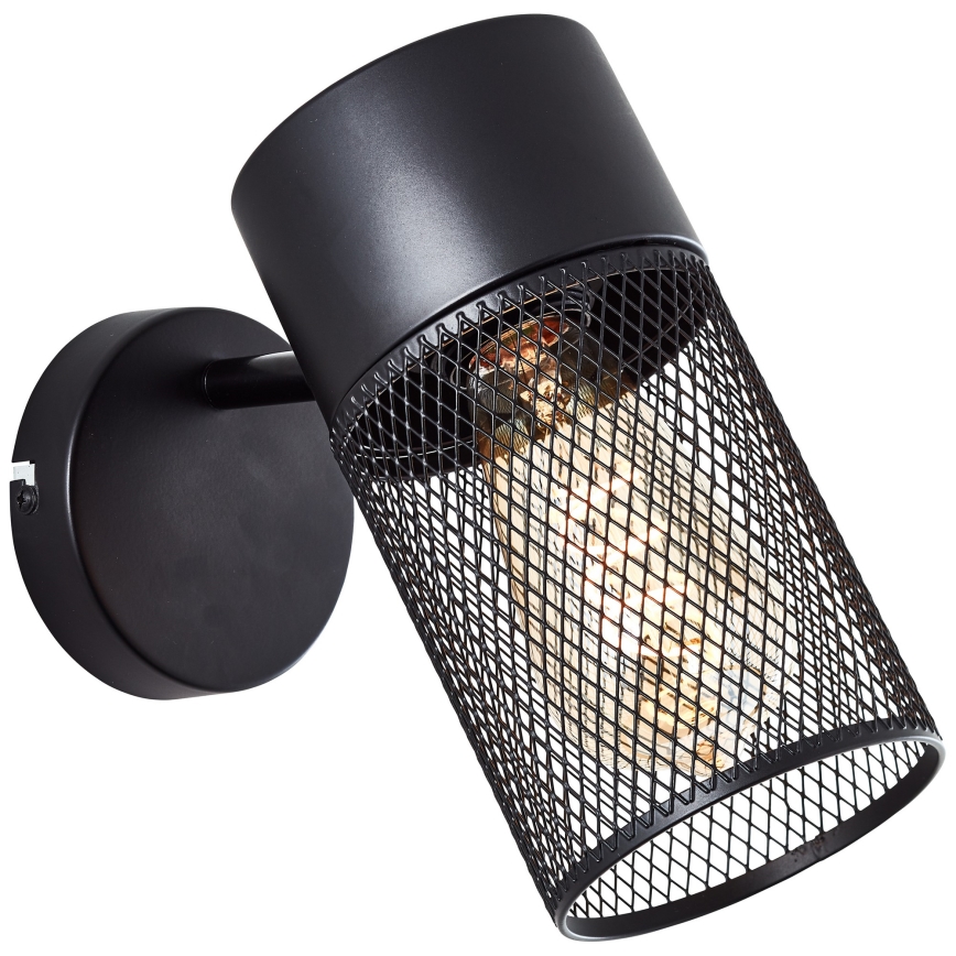Brilliant - Wandstrahler KAMOLO 1xE27/40W/230V schwarz