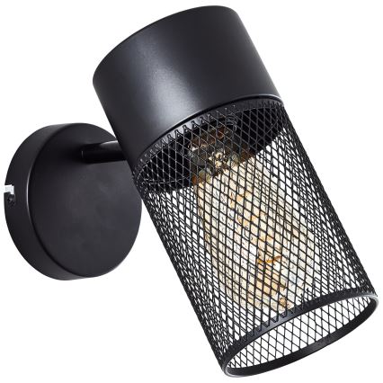 Brilliant - Wandstrahler KAMOLO 1xE27/40W/230V schwarz