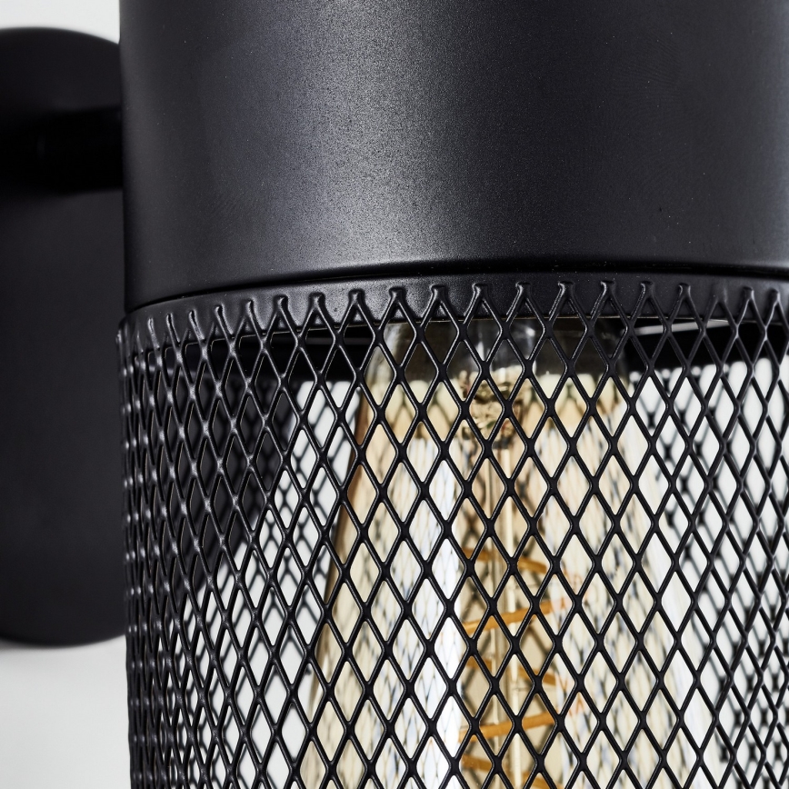 Brilliant - Wandstrahler KAMOLO 1xE27/40W/230V schwarz