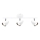 Brilliant - Spot AKMA 3xLED/4W/230V blanc