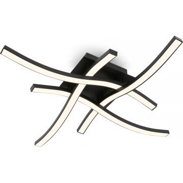 Brilo 3677-045 - Plafoniera LED/14,4W/230V nera