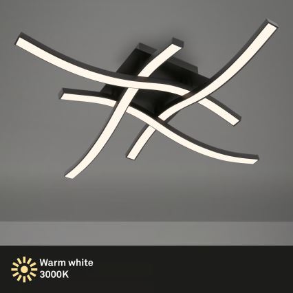 Brilo 3677-045 - Plafonnier LED LED/14,4W/230V noir