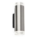 Brilo - Applique a LED da esterno 2xGU10/4,7W/230V IP44 4000K cromo opaco
