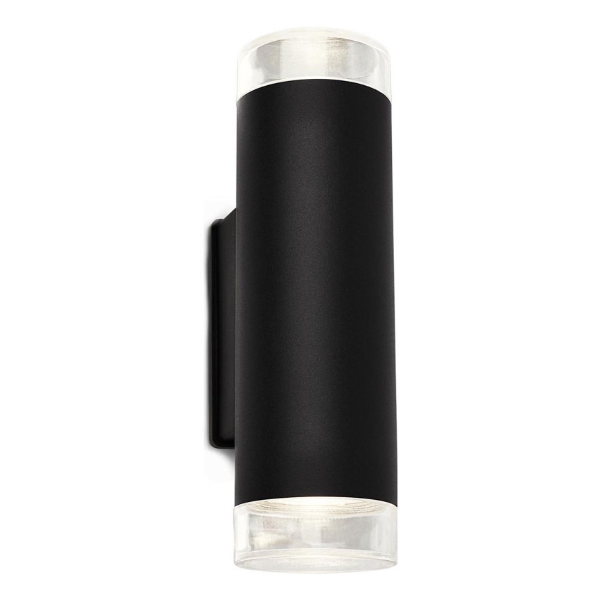 Brilo - Applique a LED da esterno 2xGU10/4,7W/230V IP44 4000K nero
