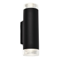 Brilo - Applique murale LED extérieure 2xGU10/4,7W/230V IP44 4000K noir