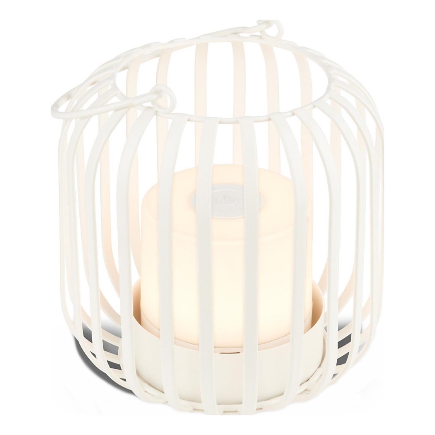 Brilo - Dimm- und aufladbare LED-Outdoor-Tischleuchte LED/2W/5V IP44 weiß